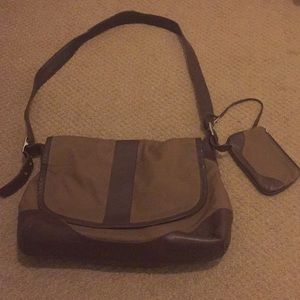 Like new!! L.L. Bean Canvas Messenger Workbag